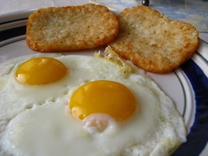 Fried Eggs and Hash Browns