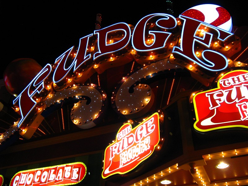 One of the many sights on Clifton Hill