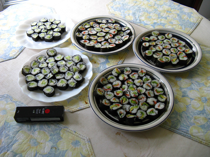 My love for making sushi.
