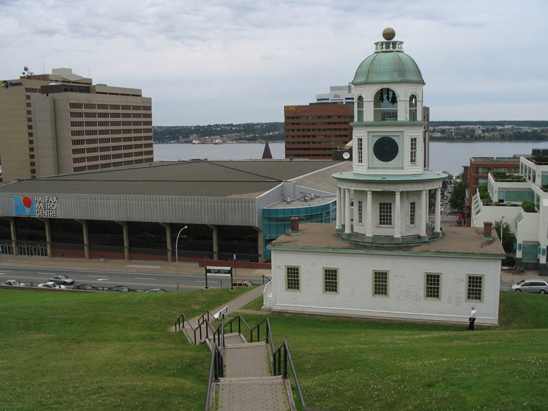 Path leading to Citadel Hill (Fort George), Halifax, Nova Scotia