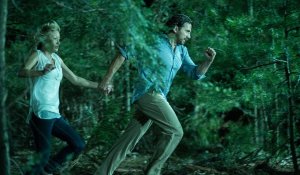 Running through the woods